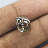 4.75 Ct Natural Loose Diamond Rough Brown Color I1 Clarity 9.20 MM KDL8837