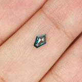 0.25 Ct Natural Loose Diamond, Shield Cut Diamond, Blue Color Diamond, Rose Cut Diamond, Real Rustic Diamond, Antique Diamond KR2239