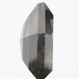 0.92 Ct Natural Loose Pentagon Shape Diamond Salt And Pepper Pentagon Cut Diamond 6.60 MM Black Gray Color Pentagon Rose Cut Diamond QL438