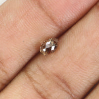 0.63 Ct Natural Loose Diamond, Briolette Diamond, Brown Diamond, Briolette Cut Bead Diamond, Polished Diamond, Faceted Diamond KR2248