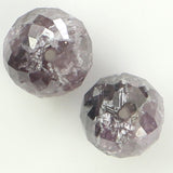 0.88 CT Faceted Bead Diamond, Natural Loose Diamond, Pink Bead Diamond, Faceted Diamond Bead, Beads Loose Diamond, Beads For Necklace L9898