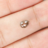 0.93 Ct Natural Loose Diamond, Briolette Diamond, Brown Diamond, Briolette Cut Bead Diamond, Polished Diamond, Faceted Diamond L9850