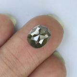 2.77 Ct Natural Loose Diamond Oval Greenish Brown  I3 Clarity 8.75 MM KDK2155