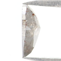 Natural Loose Heart Salt And Papper Diamond Black Grey Color 0.66 CT 6.45 MM Heart Shape Rose Cut KDL1623