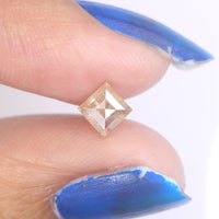 0.59 Ct Natural Loose Diamond Kite Yellow Grey Color 6.30 MM KDL9235