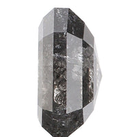 1.70 CT Natural Loose Diamond, Emerald Cut Diamond, Salt And Pepper Diamond, Black Diamond, Grey Diamond, Antique Rose Cut Diamond KDL187
