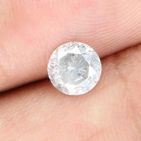0.80 CT Natural Loose Diamond Round Gray Color 5.65 MM L9069