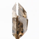 1.12 CT Natural Loose Diamond, Pentagon Cut Diamond, Salt And Pepper Diamond, Black Gray Diamond, Pentagon Shape, Rose Cut Diamond KDL9089