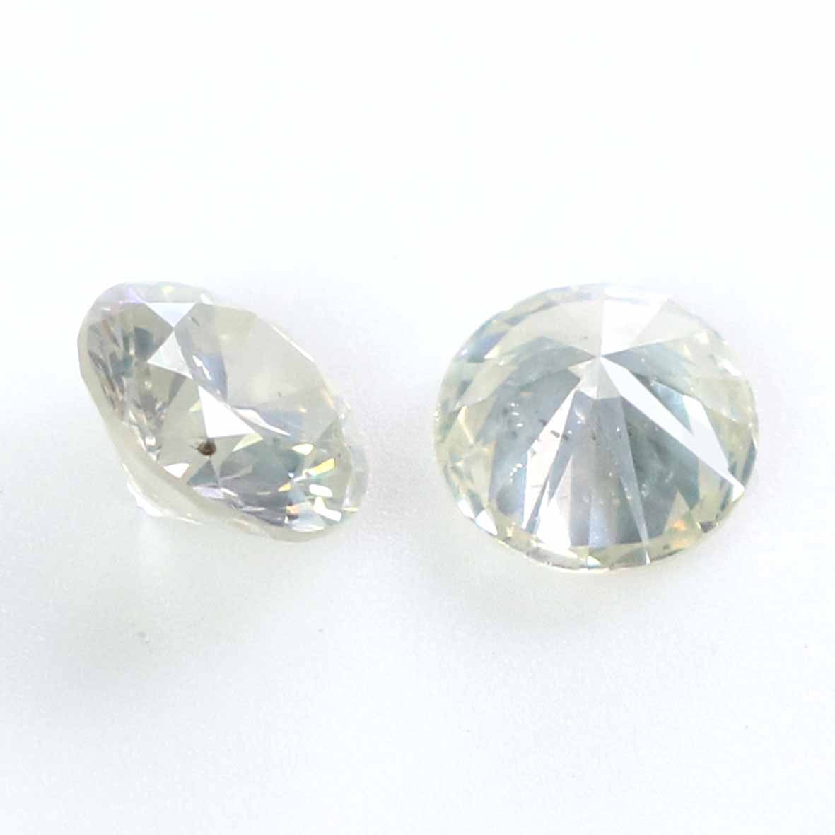 Natural Loose Round Brilliant Cut Diamond White - H Color 0.37 CT 3.60 MM Round Shape Rose Cut Diamond L2020