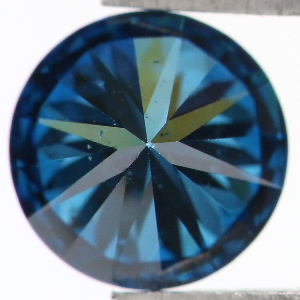 0.56 Ct Natural Loose Round Shape Diamond Blue Color Round Cut Diamond 5.20 MM Natural Loose Diamond Round Brilliant Cut Diamond QL1793