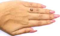 Natural Loose Cushion Brown Color Diamond 1.66 CT 6.45 MM Cushion Shape Rose Cut Diamond L9636