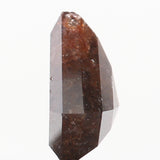 1.80 Ct Natural Loose Diamond Shield Brown Black Color 8.24 MM L9440