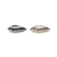Natural Loose Kite Diamond, Salt And Pepper Kite Diamond, Natural Loose Diamond, Kite Rose Cut Diamond, Kite Cut, 0.89 CT Kite Shape L2742
