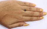Natural Loose Round Salt And Pepper Diamond Black Grey Color 0.84 CT 5.50 MM Round Brilliant Cut Diamond L8031