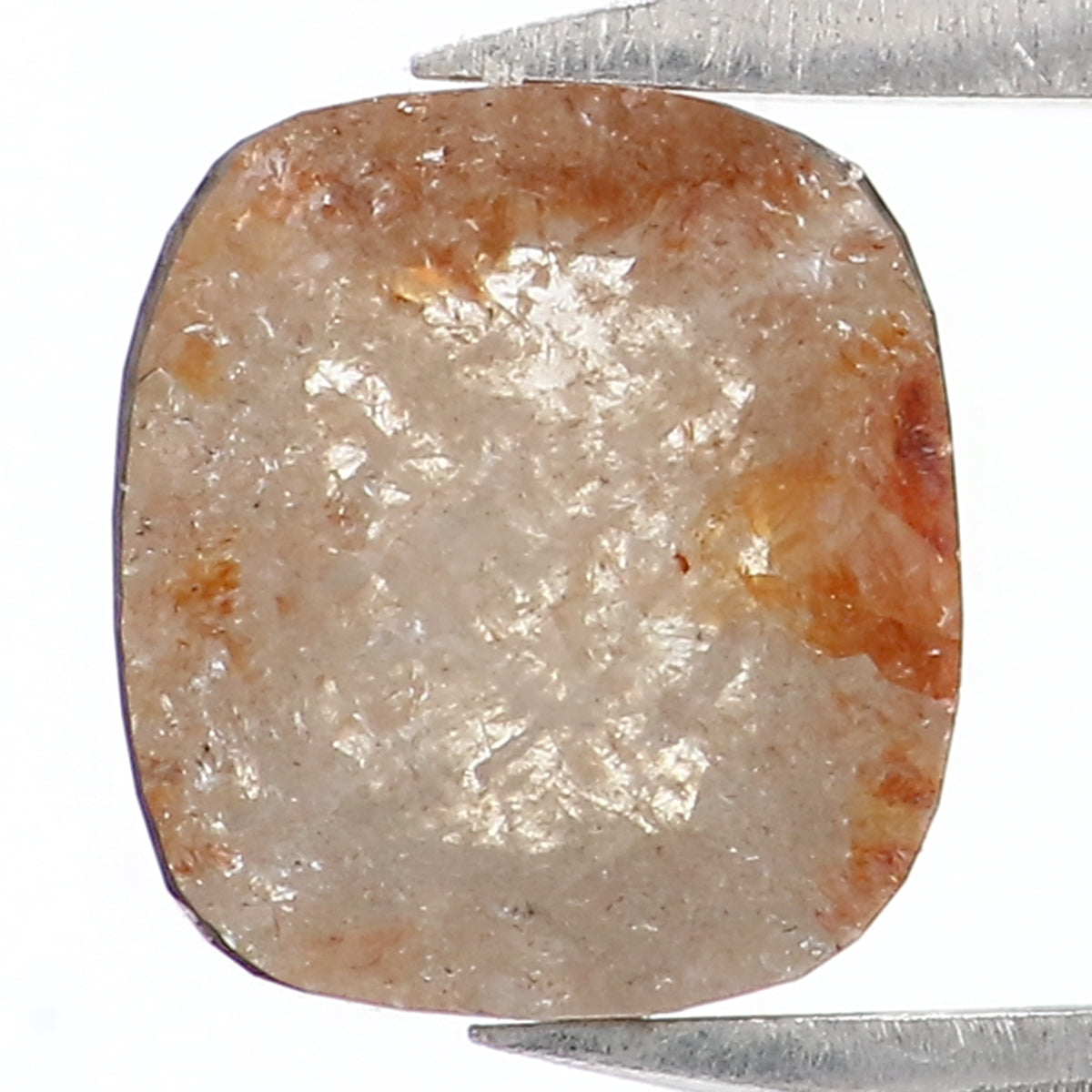 1.14 CT Natural Loose Cushion Shape Diamond Grey Color Cushion Diamond 6.60 MM Natural Loose Grey Diamond Cushion Rose Cut Diamond LQ7709