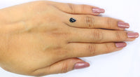 Natural Loose Pear Diamond, Pear Black Color Diamond, Natural Loose Diamond, Pear Rose Cut Diamond, Rose Cut Pear 0.53 CT Pear Shape KR2643