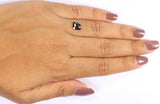 Natural Loose Radiant Salt And Pepper Diamond Black Grey Color 1.08 CT 7.10 MM Radiant Shape Rose Cut Diamond L7439