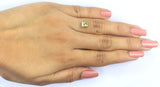 Natural Loose Radiant Yellow Color Diamond 2.27 CT 7.00 MM Radiant Shape Rose Cut Diamond L6550