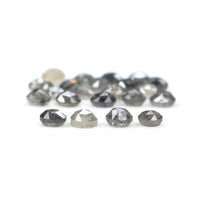 Natural Loose Round Rose Cut Diamond, Salt And Pepper Round Diamond, Natural Loose Diamond, Rose Cut Diamond, 1.34 CT Round Shape L2771