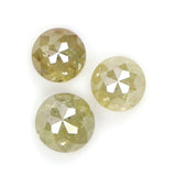 Natural Loose Rose Cut Yellow Color Diamond 1.65 CT 4.50 MM Round Rose Cut Shape Diamond L9211