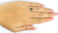 Natural Loose Octagon Black Color Diamond 1.15 CT 7.30 MM Octagon Shape Rose Cut Diamond KR2229