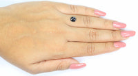 Natural Loose Cushion Black Color Diamond 1.17 CT 6.60 MM Cushion Shape Rose Cut Diamond L7725
