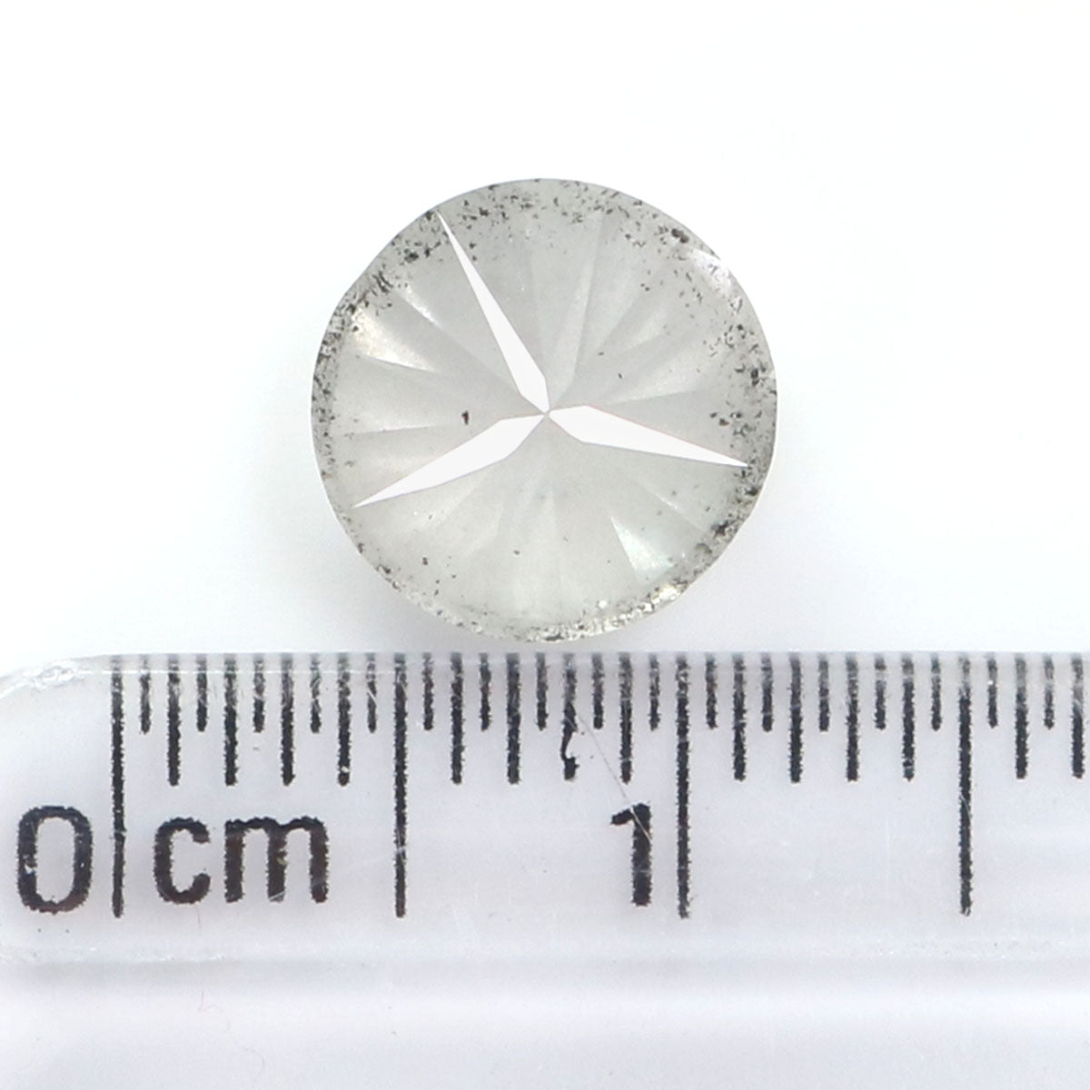 2.56 CT Natural Loose Round Shape Diamond Grey Color Round Cut Diamond 8.20 MM Natural Loose Diamond Round Brilliant Cut Diamond QL2517