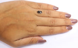 Natural Loose Hexagon Green Black Color Diamond 1.49 CT 9.80 MM Hexagon Shape Rose Cut Diamond KR1872