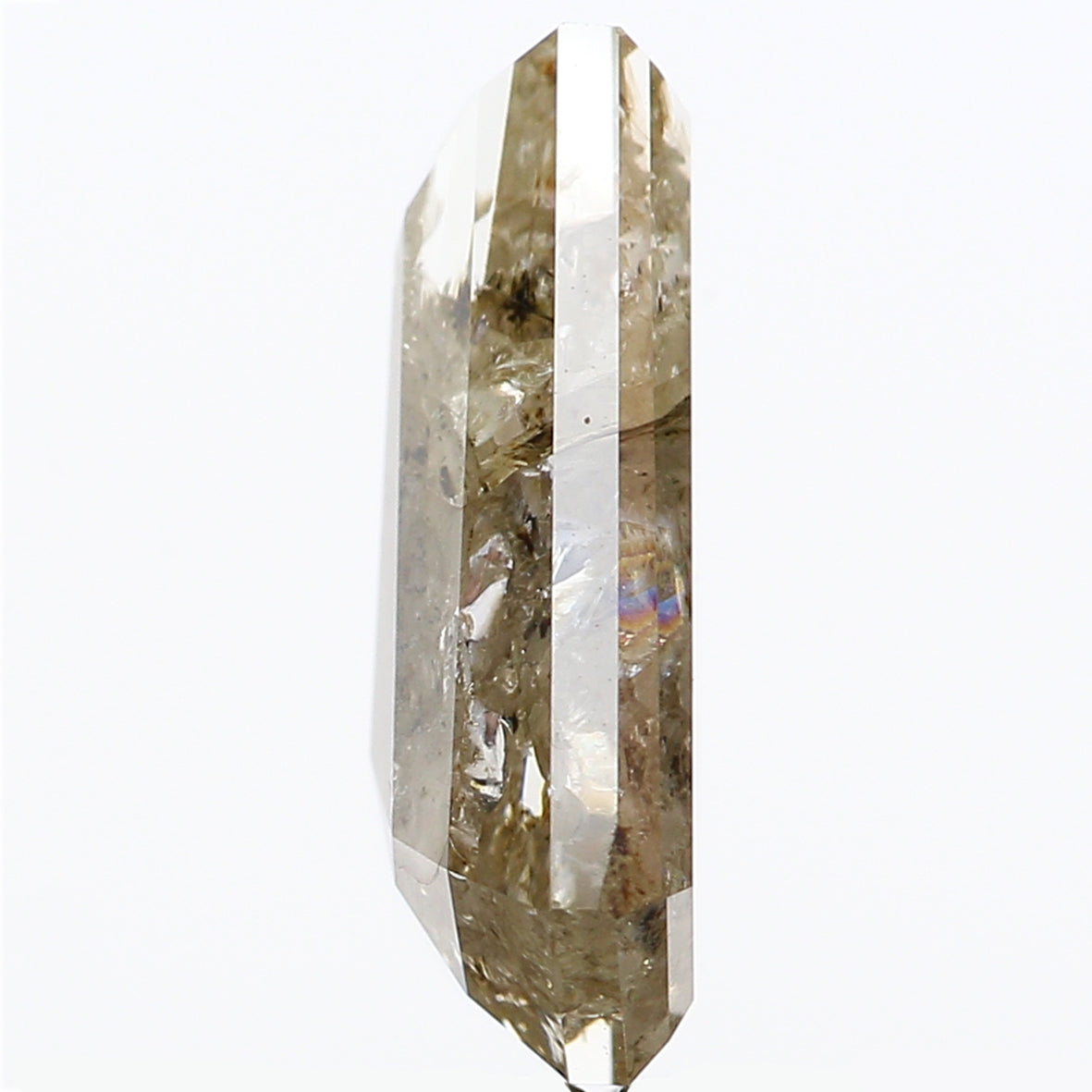 2.61 CT Coffin Cut Diamond, Brown Diamond, Grey Diamond, Antique Diamond, Natural Loose Diamond, Antique Rose Cut Diamond KDL400