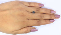 Natural Loose Round Salt And Pepper Diamond Black Grey Color 1.04 CT 5.91 MM Round Brilliant Cut Diamond L2705