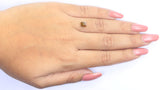 Natural Loose Cushion Brown Color Diamond 0.78 CT 5.40 MM Cushion Shape Rose Cut Diamond L334