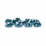 Natural Loose Rose Cut Blue Color Diamond 2.39 CT 3.26 MM Round Rose Cut Shape Diamond L2389