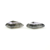 Natural Loose Kite Diamond, Salt And Pepper Kite Diamond, Natural Loose Diamond, Kite Rose Cut Diamond, Kite Cut, 0.67 CT Kite Shape L2736