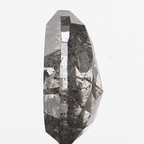 0.39 CT Natural Loose Diamond, Pear Cut Diamond, Salt And Pepper Diamond, Black Diamond, Grey Diamond, Real Galaxy Rose Cut Diamond KDL280