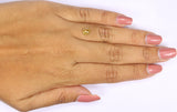 Natural Loose Emerald Shape Yellow Color Diamond 0.65 CT 5.20 MM Emerald Shape Rose Cut Diamond L9236