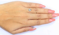 Natural Loose Pear Diamond Grey Color 0.83 CT 7.50 MM Pear Shape Rose Cut Diamond L6933