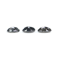 Natural Loose Oval Diamond, Salt And Pepper Oval Diamond, Natural Loose Diamond, Oval Rose Cut Diamond, 0.58 CT Oval Shape Diamond L2756