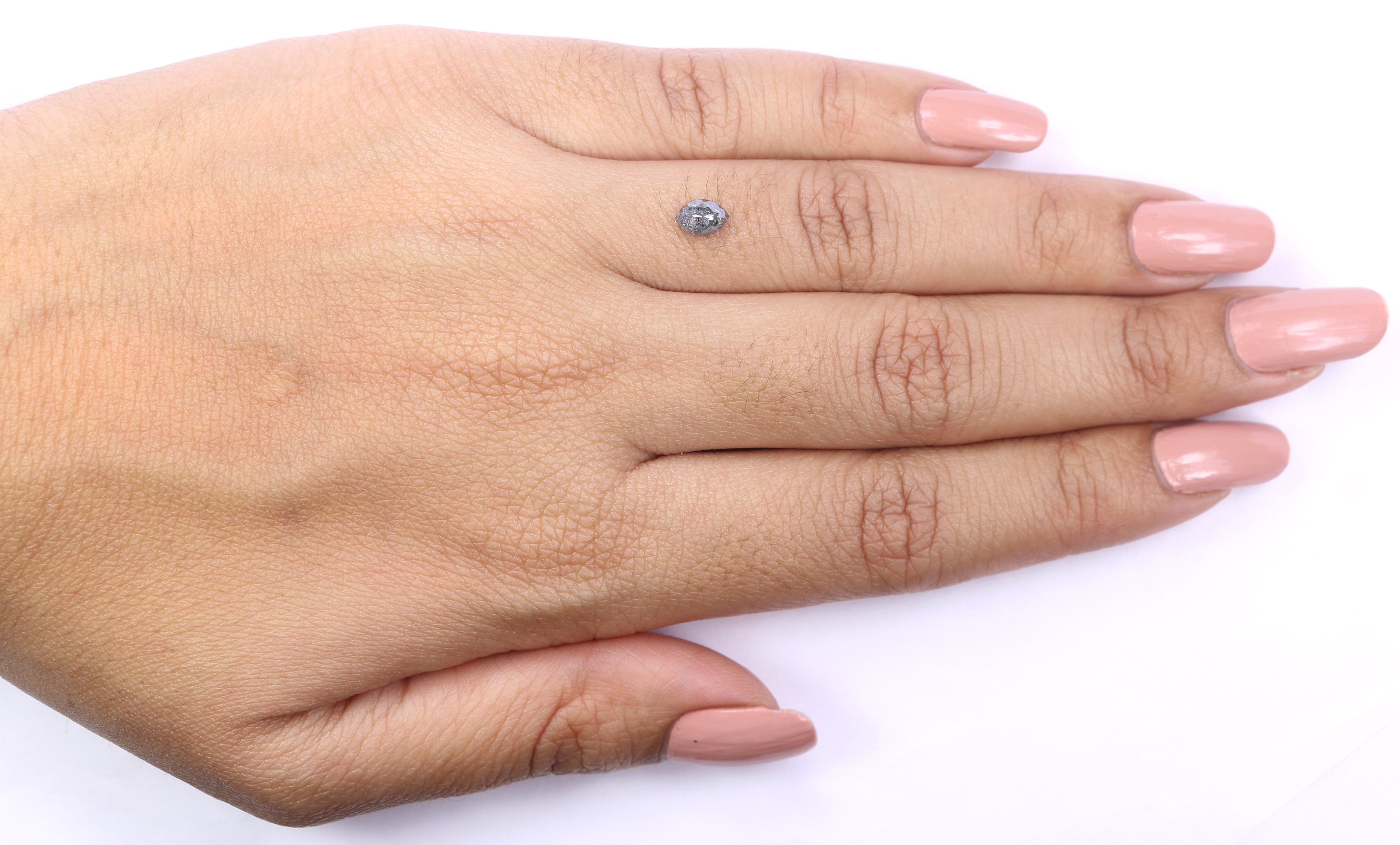 0.39 CT Natural Loose Marquise Shape Diamond Salt And Pepper Marquise Rose Cut Diamond 5.70 MM Black Grey Color Marquise Cut Diamond LQ8833