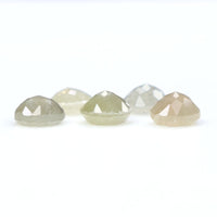 Natural Loose Rose Cut Diamond Grey Color 1.06 CT 3.50 MM Round Rose Cut Shape Diamond L6054