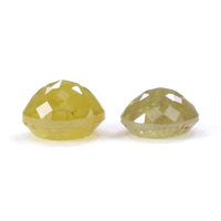 Natural Loose Rose Cut Yellow Color Diamond 1.10 CT 4.50 MM Round Rose Cut Shape Diamond L6527