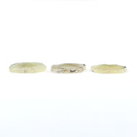 Natural Loose Slice Yellow Grey Color Diamond 1.52 CT 6.50 MM Slice Shape Rose Cut Diamond L2243