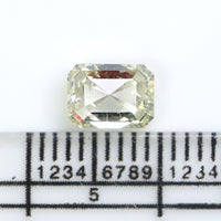 Natural Loose Emerald Shape White - J Color Diamond 1.16 CT 6.67 MM Emerald Shape Rose Cut Diamond L2661