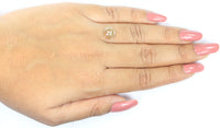 Natural Loose Rose Cut Brown Color Diamond 1.62 CT 8.00 MM Round Rose Cut Shape Diamond L7962