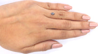 Natural Loose Marquise Salt And Pepper Diamond Black Grey Color 0.49 CT 6.05 MM Marquise Shape Rose Cut Diamond L8829