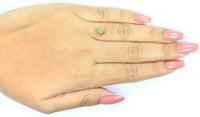 Natural Loose Rose Cut Green Yellow Color Diamond 1.87 CT 6.75 MM Round Rose Cut Shape Diamond L9857