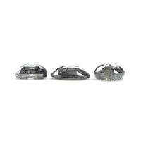 Natural Loose Mix Shape Salt And Pepper Diamond Black Grey Color 0.94 CT 4.10 MM Mix Shape Shape Rose Cut Diamond L195