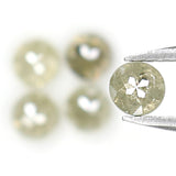 Natural Loose Rose Cut Diamond Grey Color 1.15 CT 3.50 MM Round Rose Cut Shape Diamond KR1293