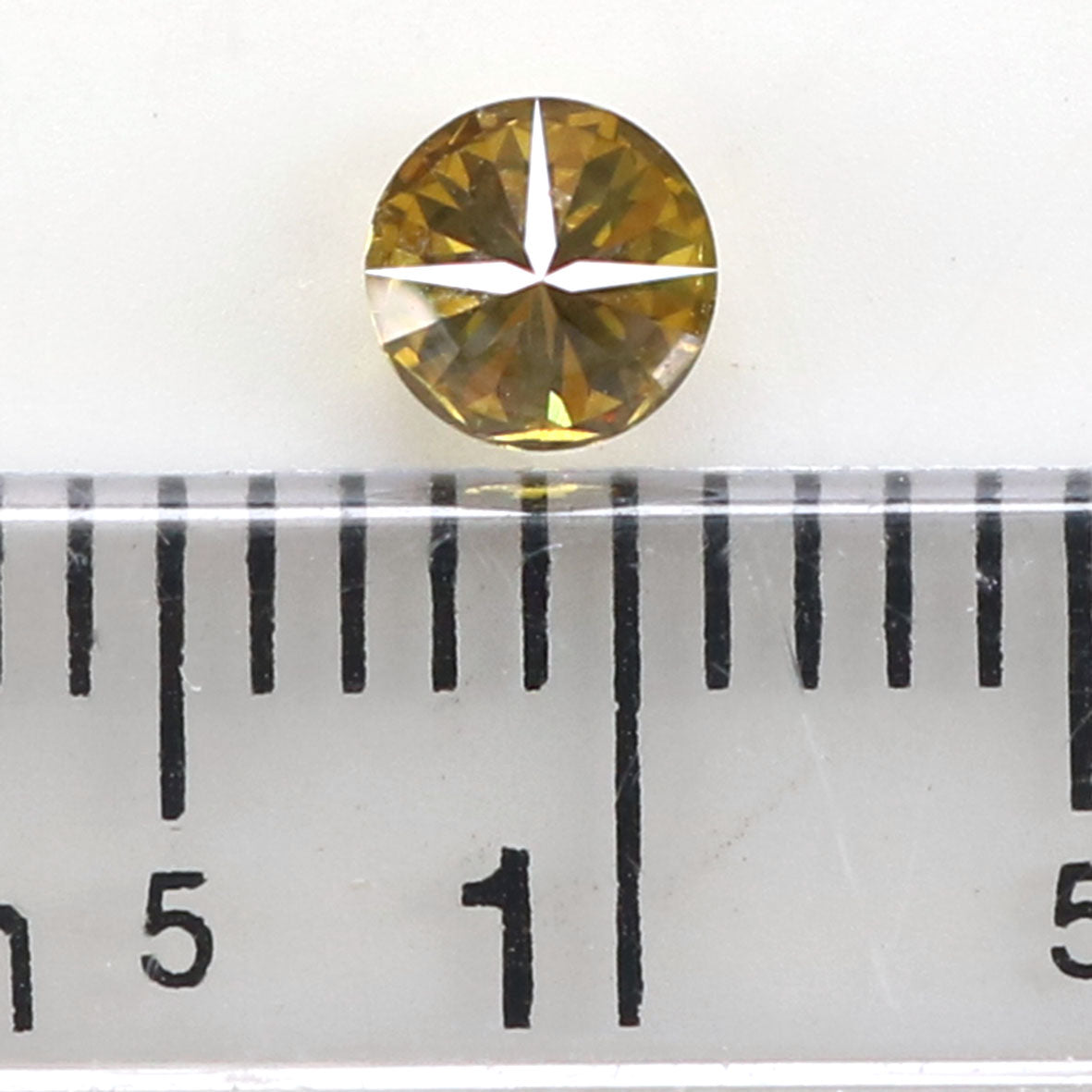 0.25 CT Natural Loose Round Shape Diamond Yellow Color Round Cut Diamond 3.90 MM Natural Yellow Color Diamond Brilliant Cut Diamond KQ668