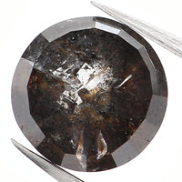 2.00 Ct Natural Loose Diamond, Round Rose Cut Diamond, Black Diamond, Gray Diamond, Salt and Pepper Diamond, Rose Cut Diamond, KDL674