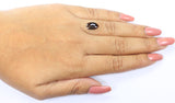 Natural Loose Pear Dark Brown Color Diamond 1.30 CT 10.45 MM Pear Shape Rose Cut Diamond KR1241